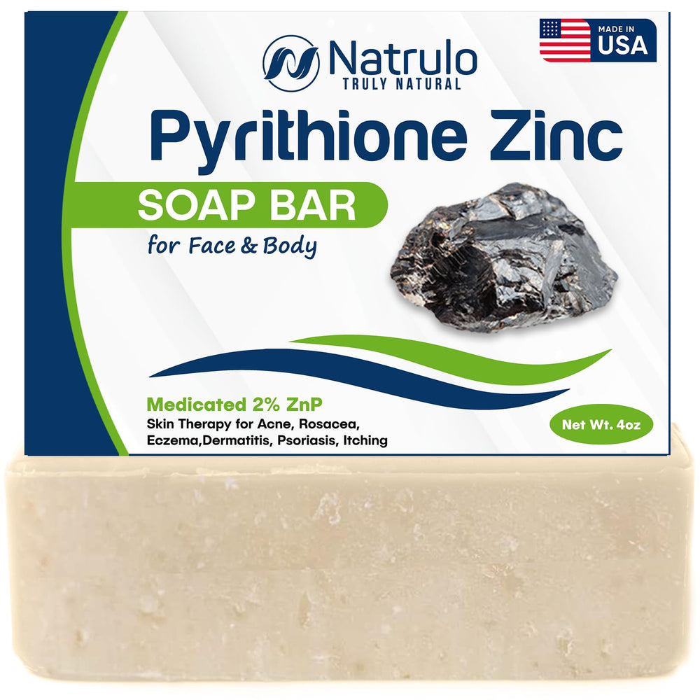 Erbaid Pyrithione Zinc Bar face—calming cleanser for blemish-prone skin