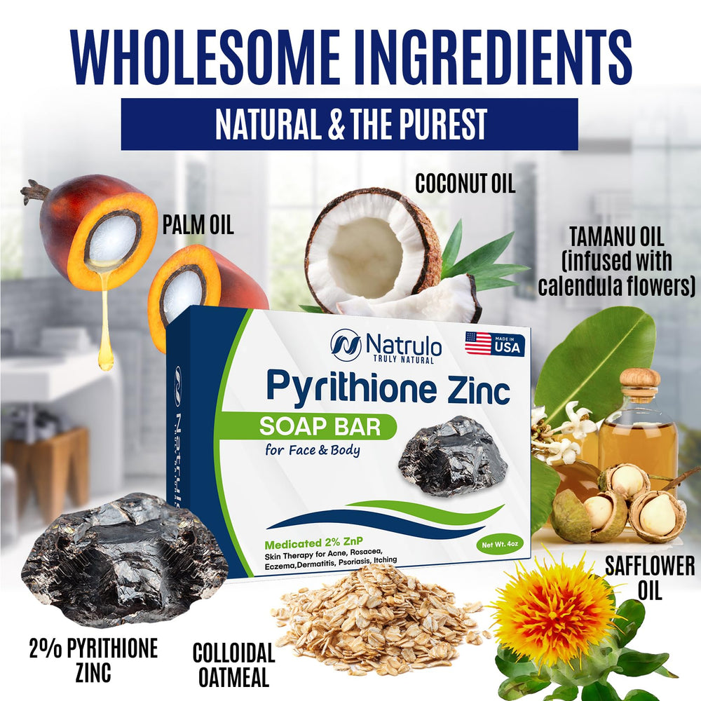 Erbaid Pyrithione Zinc Bar application—gentle 30-90 seconds penetration