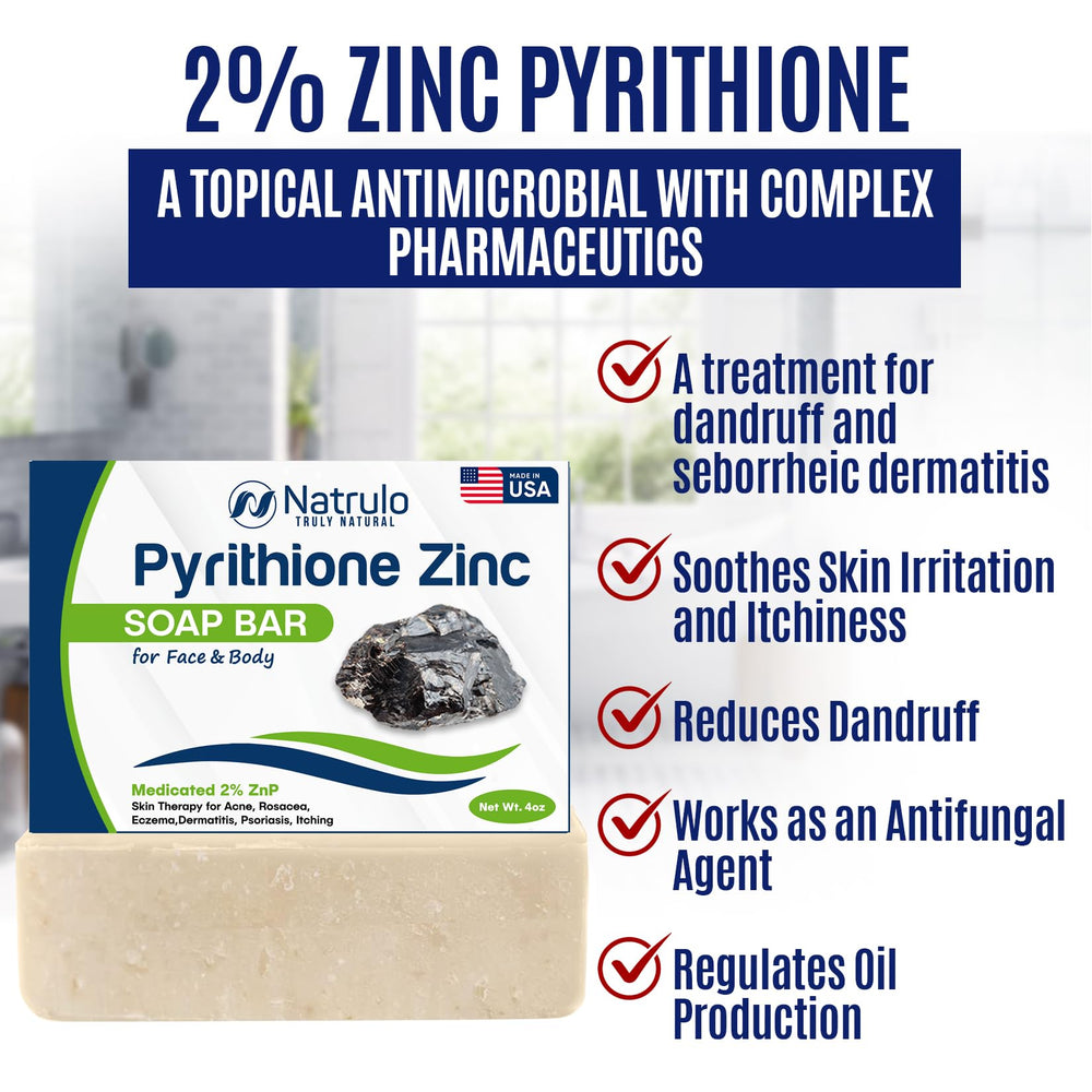 Erbaid Pyrithione Zinc Bar packaging—USA-made quality
