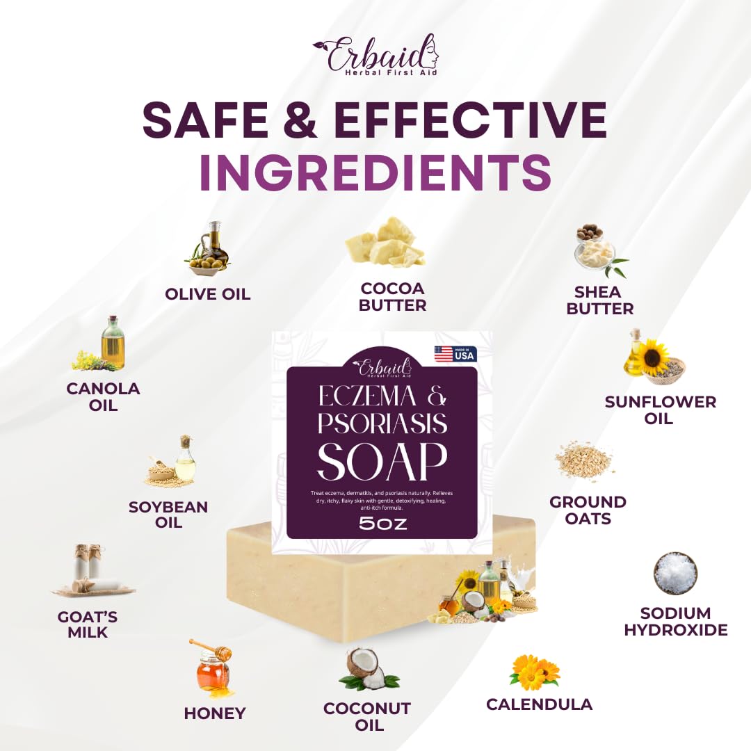 Erbaid soft-lather soap close-up illustrating creamy cleansing experience