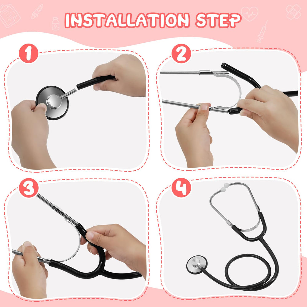 ERDOGLY imagined hospital playset with stethoscope for kids.