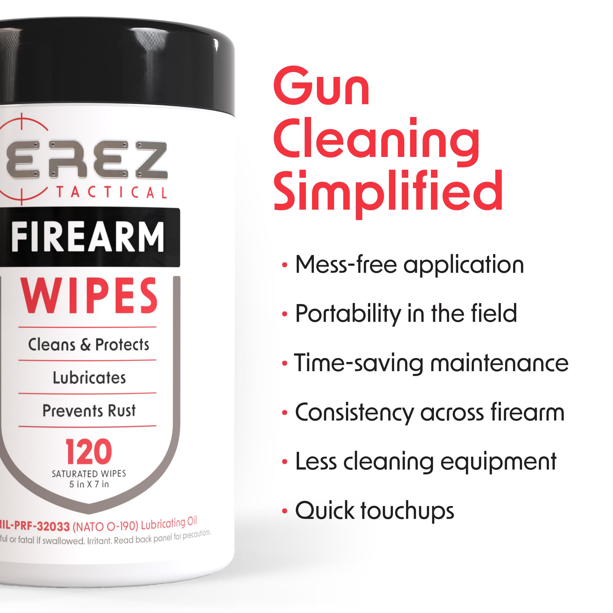 Erez Tactical field and range cleaning solution for on-the-go care