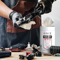 Erez Tactical MIL-Spec protection wipes highlighting premium protection