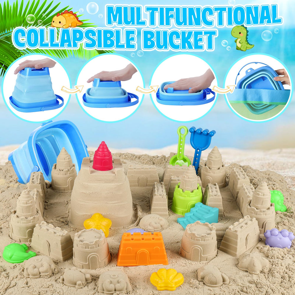 ERHAICAT castle molds create impressive sand castles with detailed shapes