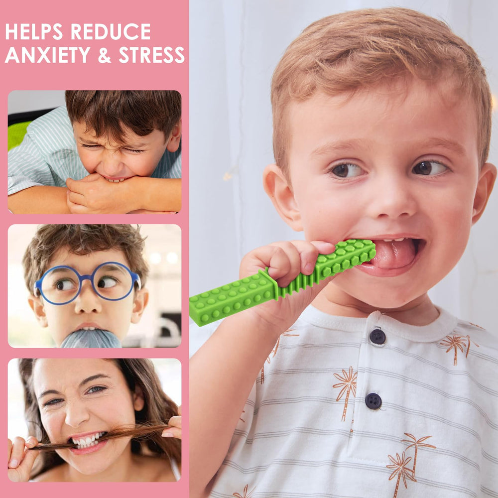 ERKOON sensory chew pack with textured surfaces supports exploration.