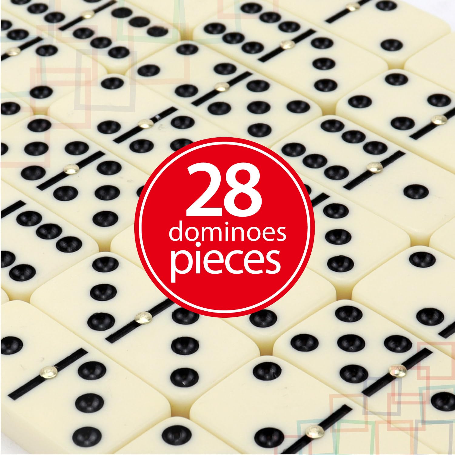ERLLE classic dominoes set with timeless tiles.