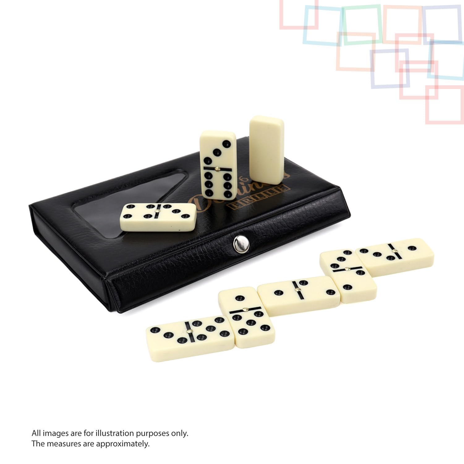 ERLLE durable tiles and stylish case for home or travel.