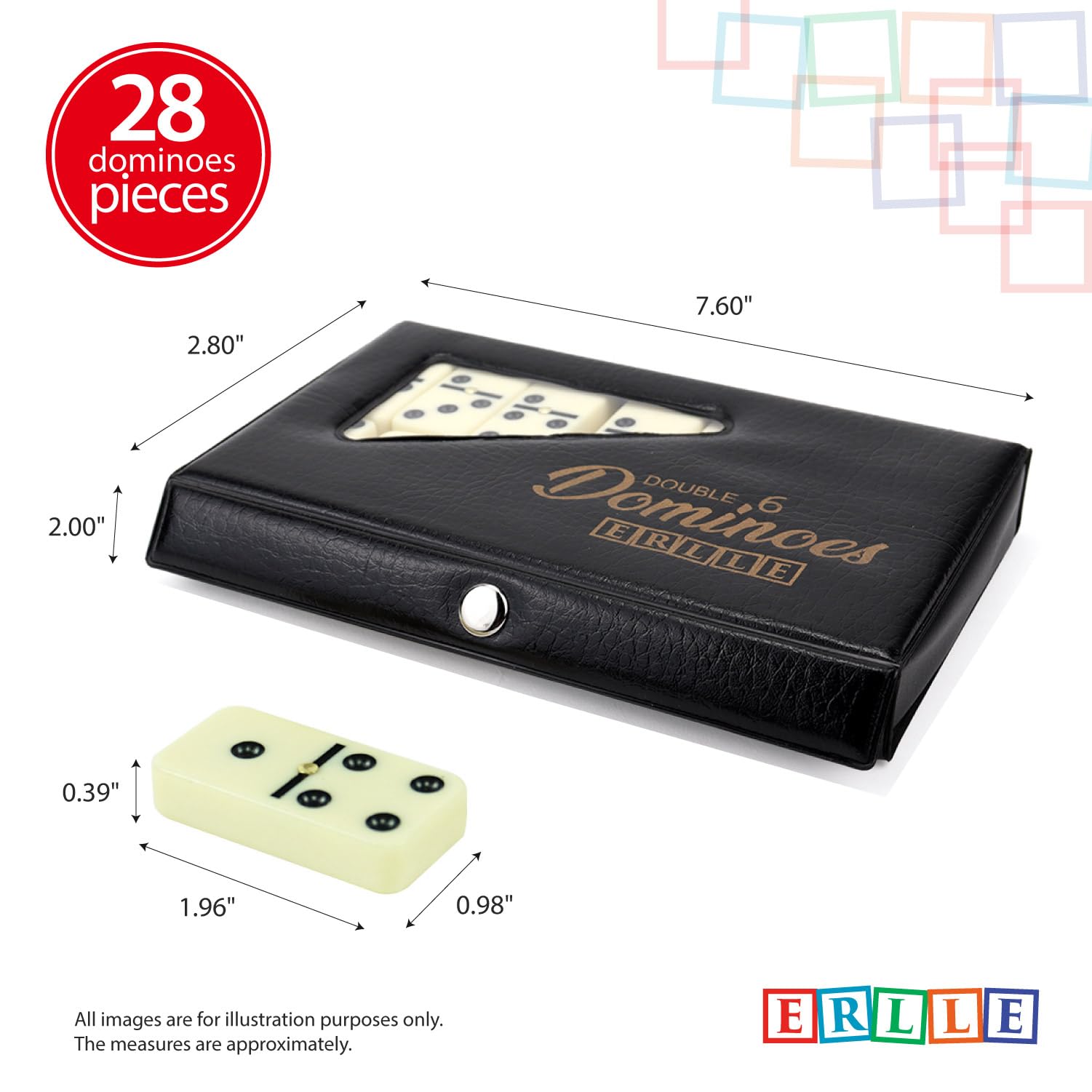 ERLLE leather storage case for secure travel and storage.