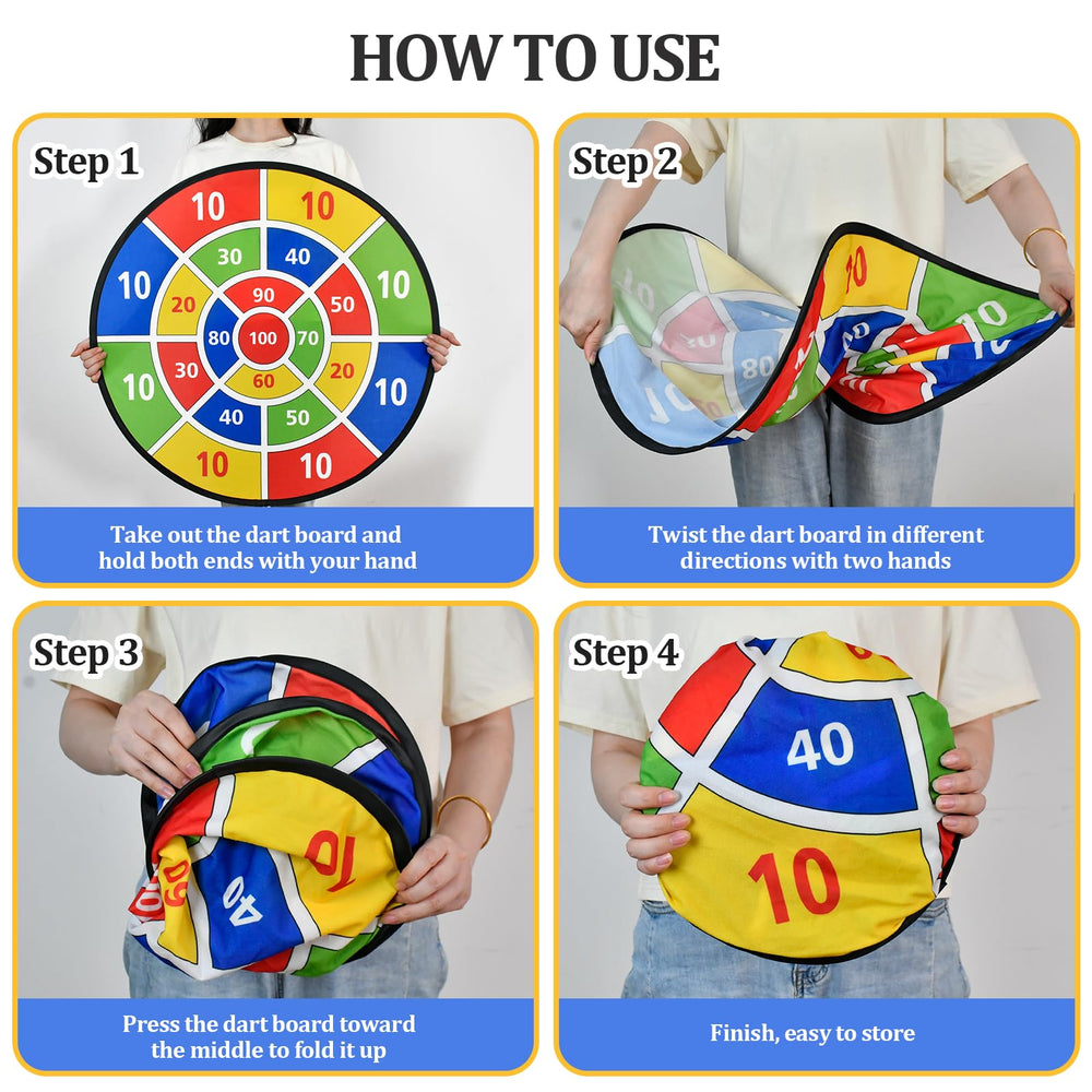 Erpotyl accessories included: 12 sticky balls and 4 darts.