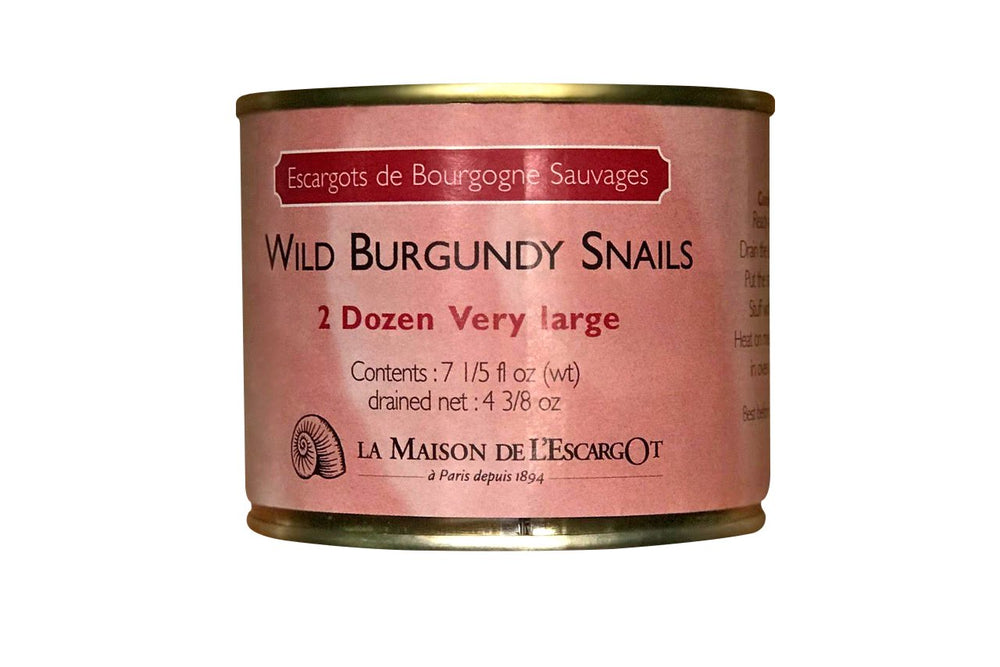 Escargots de Bourgogne Sauvages live snails ready for classic escargot preparations with premium texture.