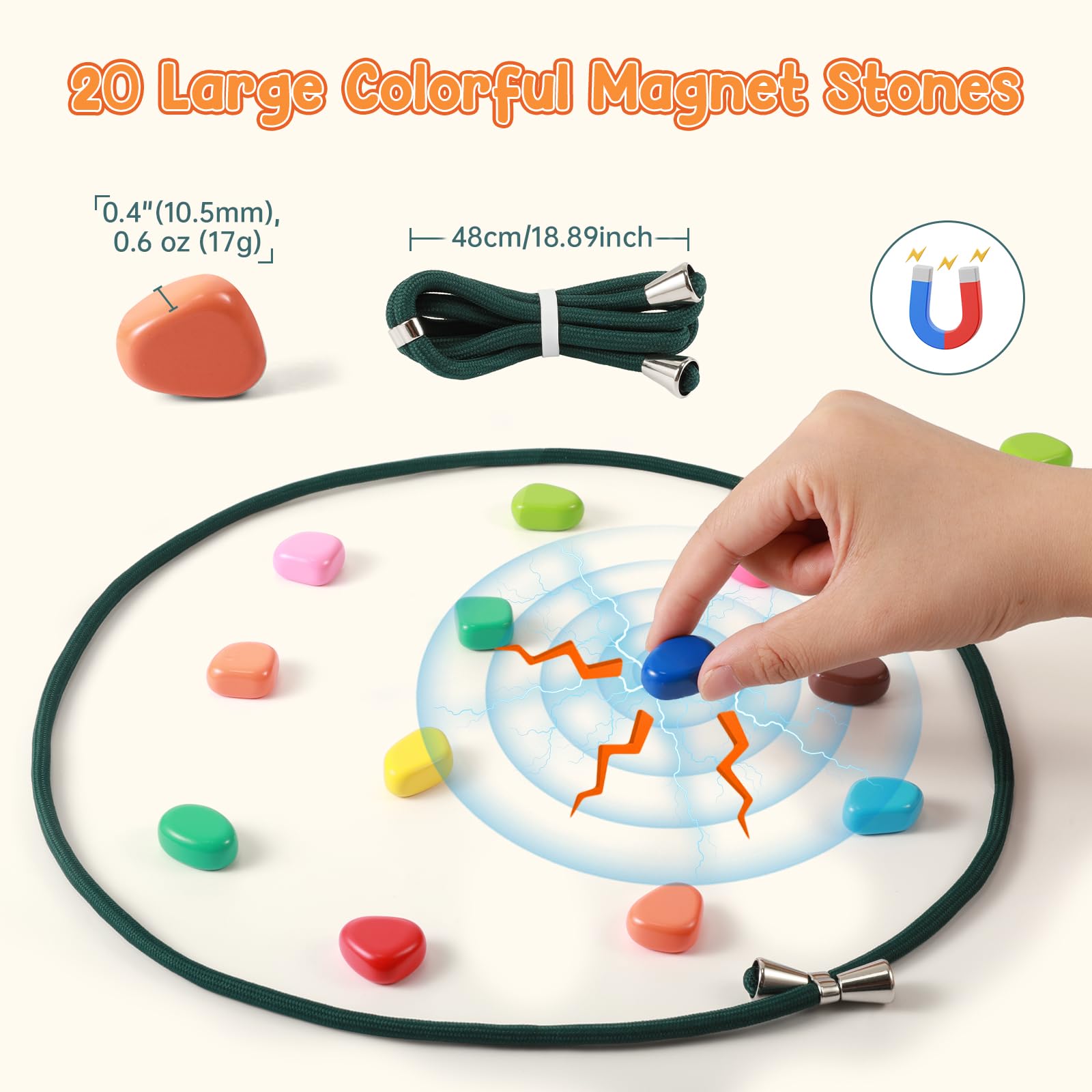 ESENHARBER magnet game travel case portable and ready for adventures.