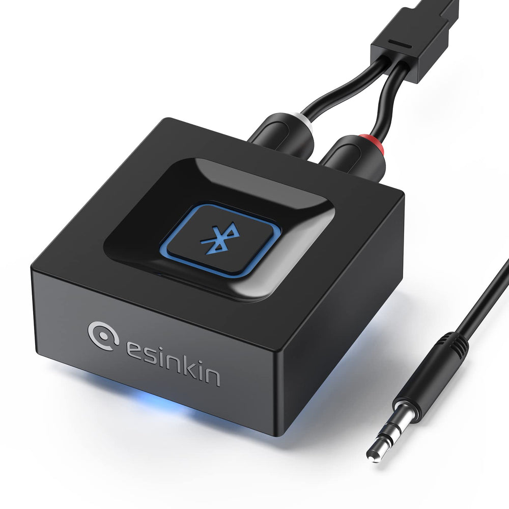 Esinkin wireless audio receiver ready to stream to your speakers for easy listening.