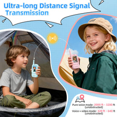 ESIYTGOP kids walkie talkie camera, capture moments during family games