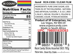 Espeez multi-color sticks ideal for colorful candy buffets and decor