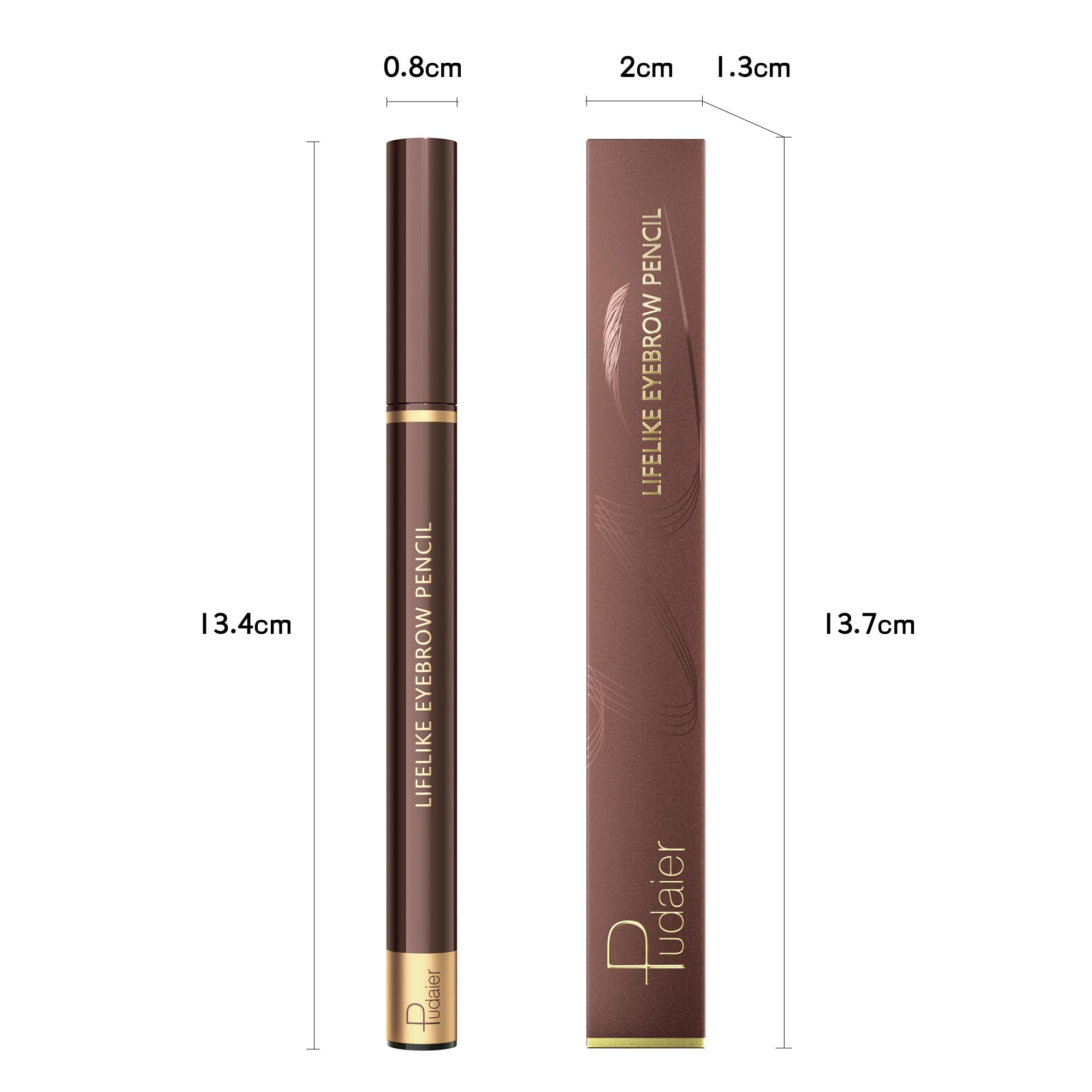 Espoce long-lasting brow makeup resists fading during daily activities.