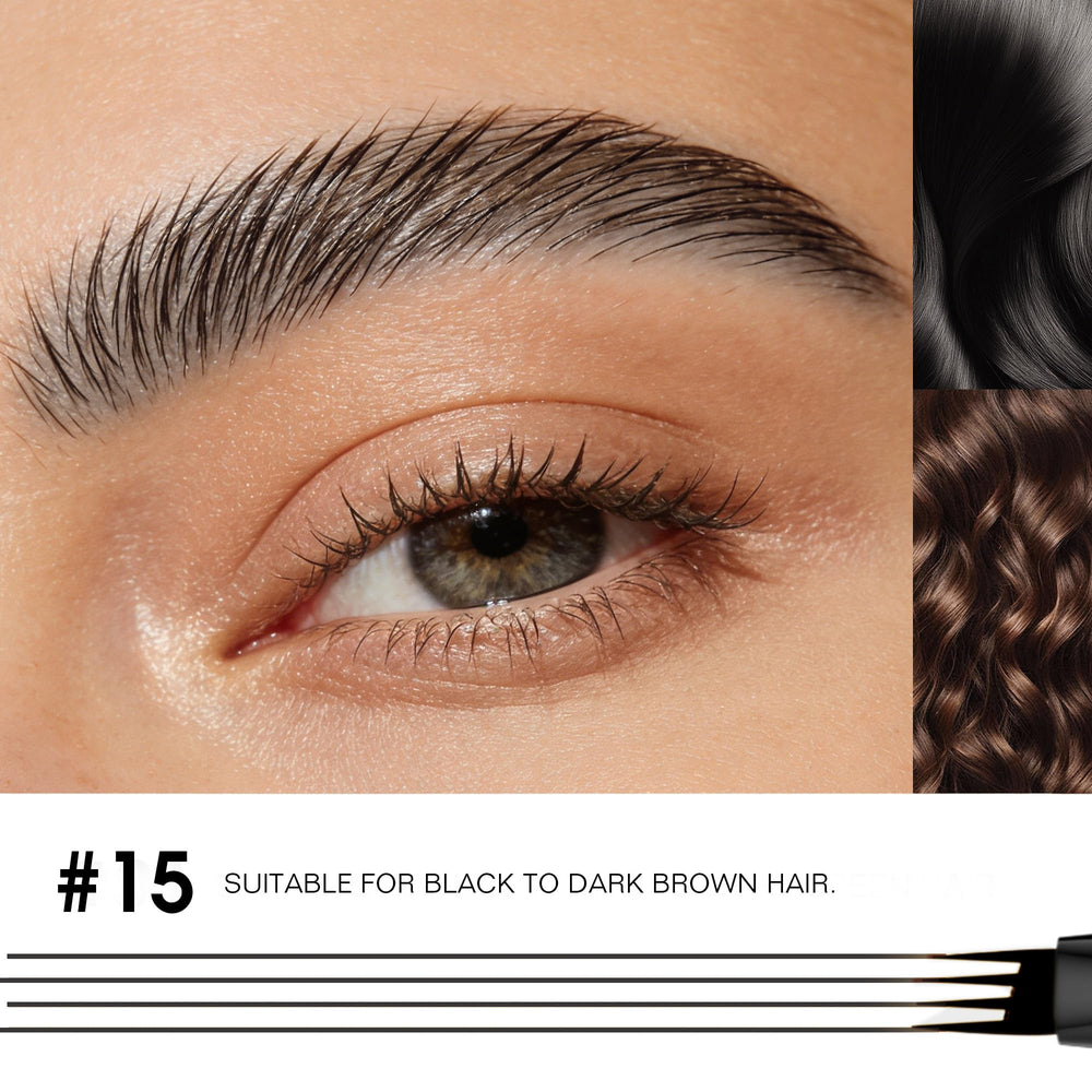Espoce brow pencil enabling easy one-stroke brow application