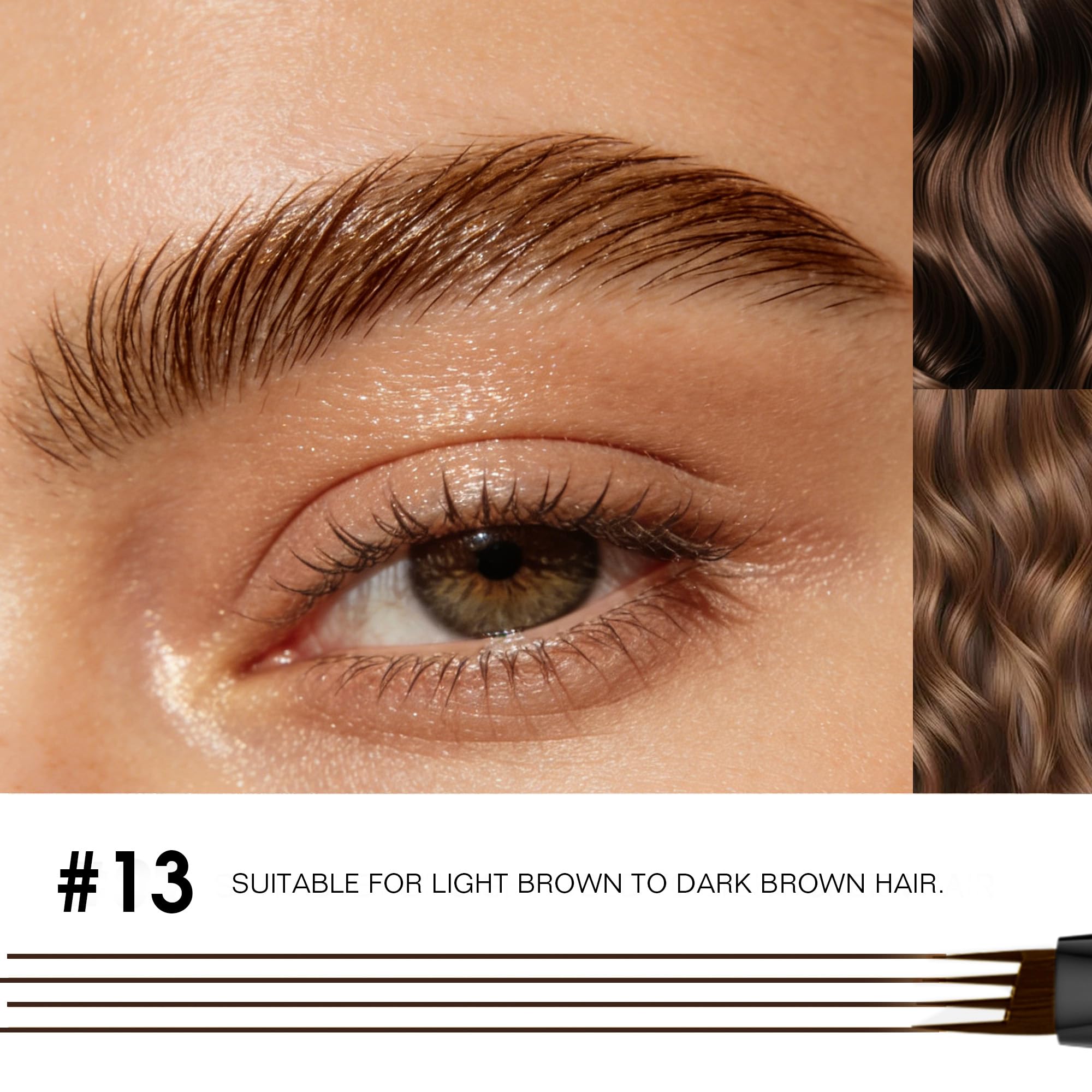 Espoce Eyebrow Pencil tip 4 close-up showing fine precision.