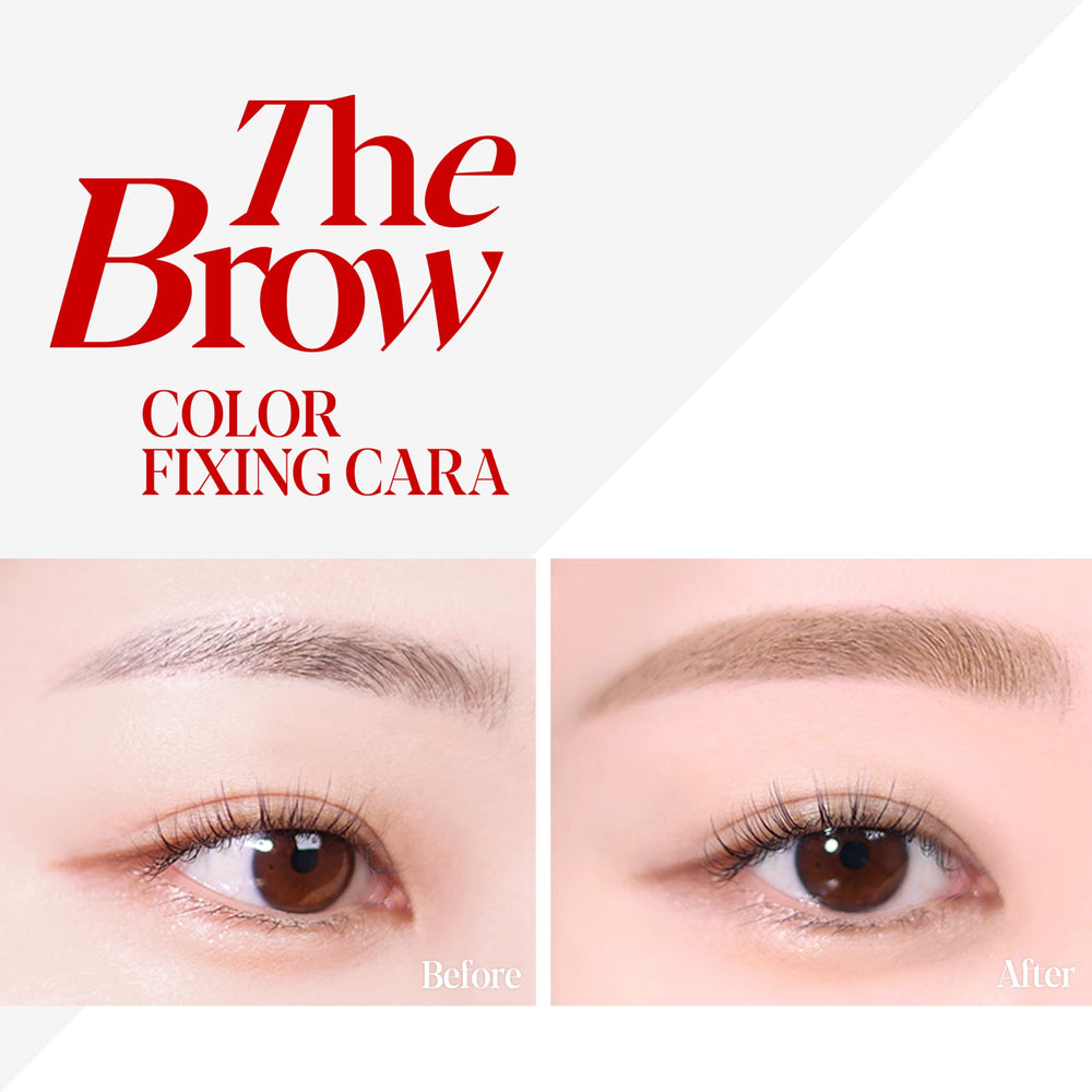 Espoir Brow Color Fixing Cara skinny brush for precise brow work