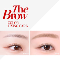 Espoir Brow Color Fixing Cara skinny brush for precise brow work