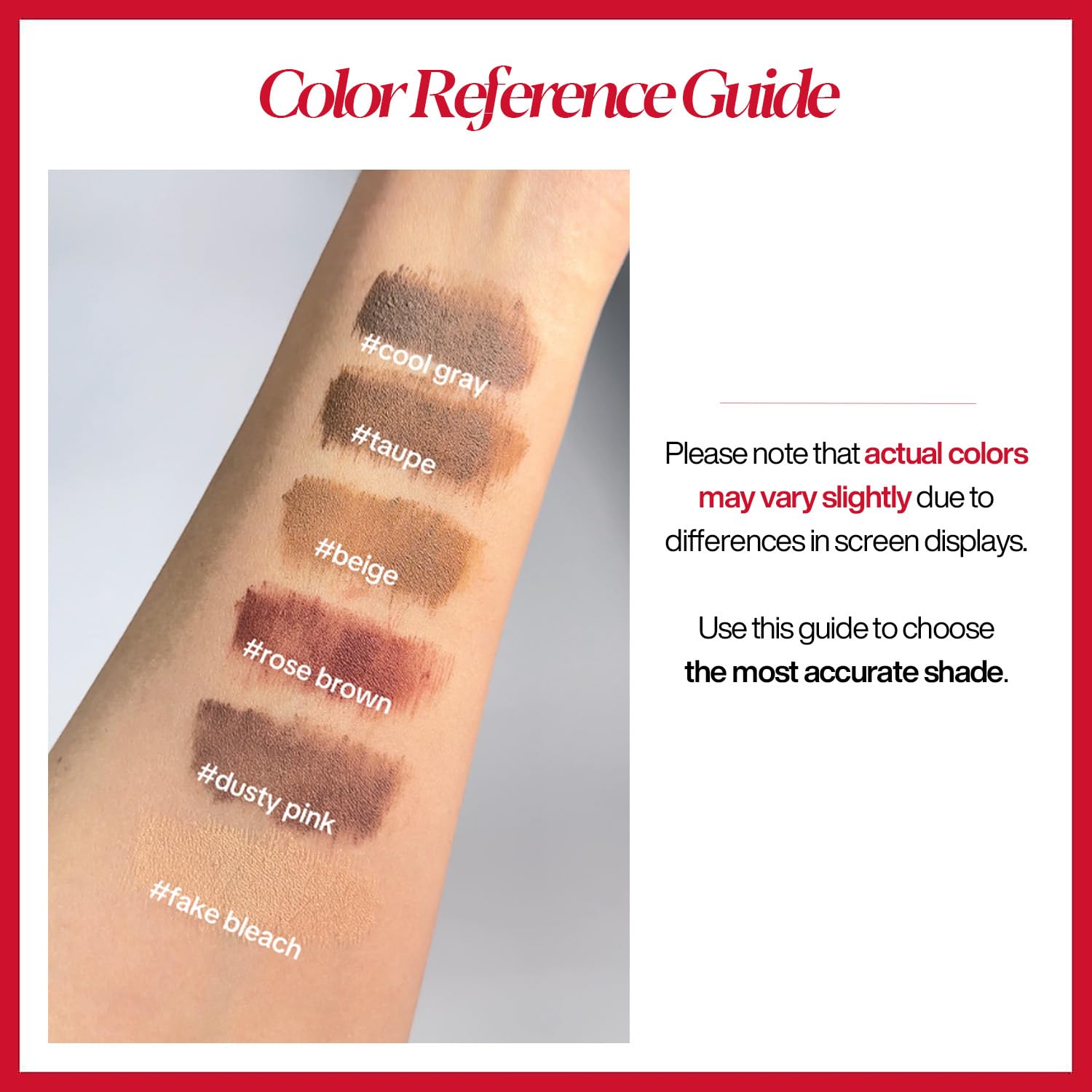 Espoir non-clumping formula delivers a soft, natural brow texture