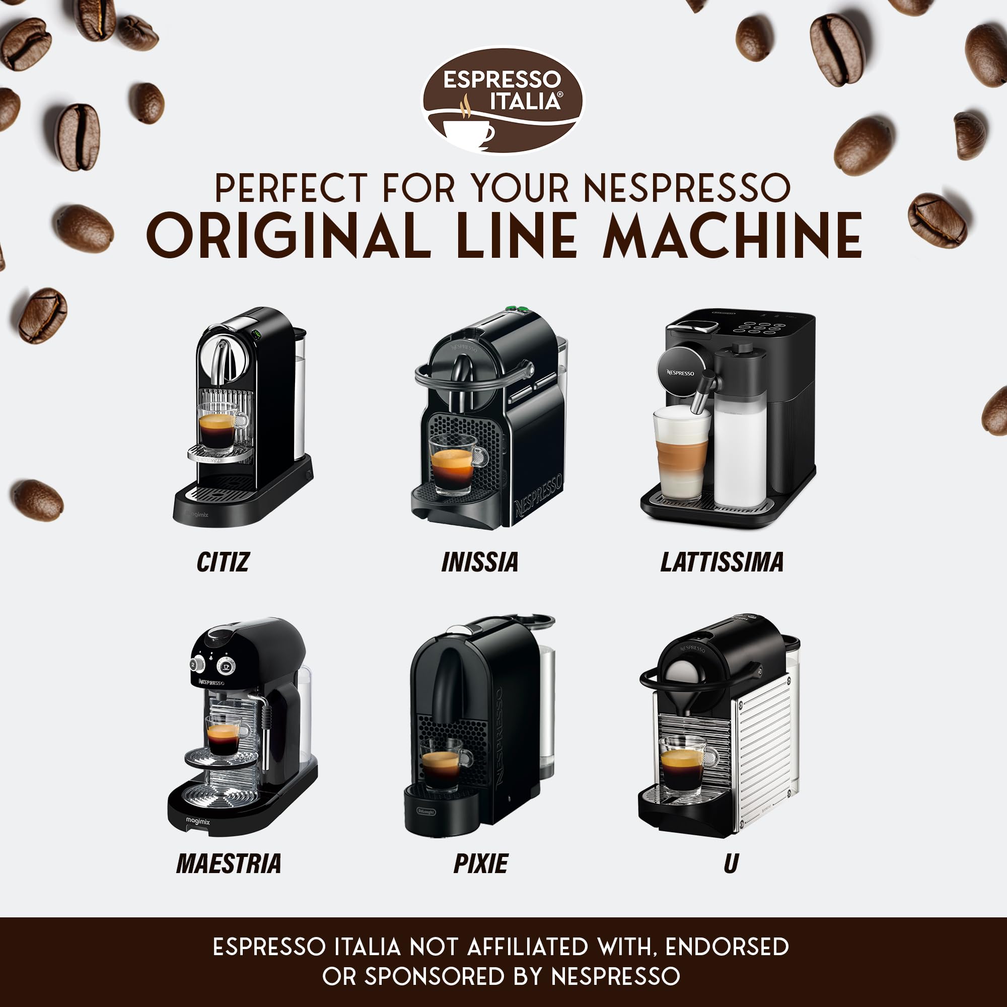 Espresso Italia FORTE 25ml ristretto shot visual.
