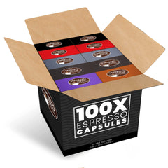 Espresso Italia hermetically sealed capsules preserve freshness for rich crema.