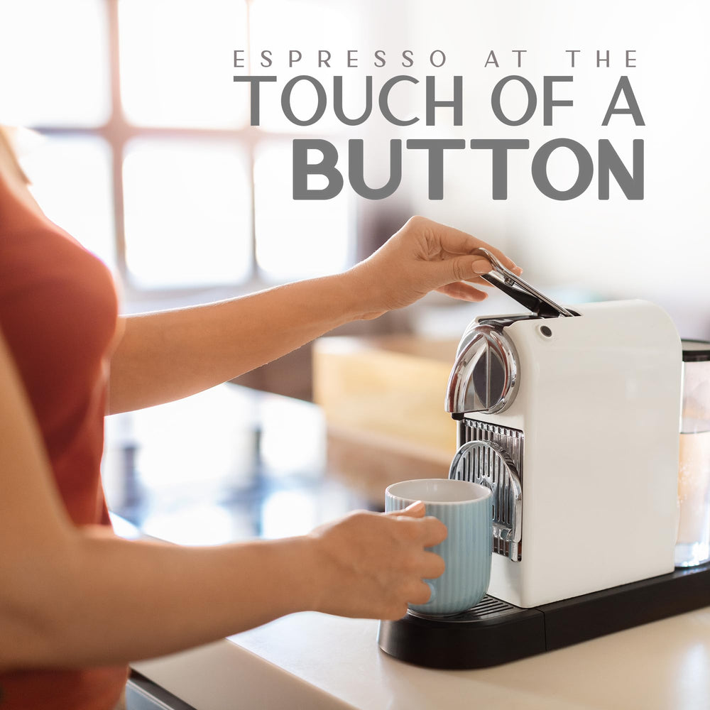 Espresso Italia capsules suit home or office sessions for quick espresso.
