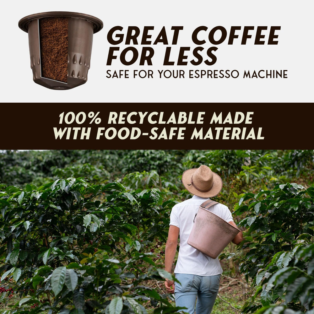 Espresso Italia Forte roast delivers a robust, full-bodied cup.