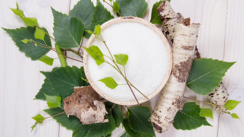 Espure birch-origin label highlighting organic birch source