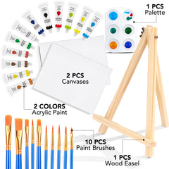 ESRICH acrylic paints close-up showing vibrant colors for blending