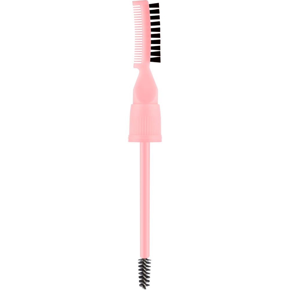 essence Brow Lift Glue clear gel glides smoothly for natural-feeling definition.
