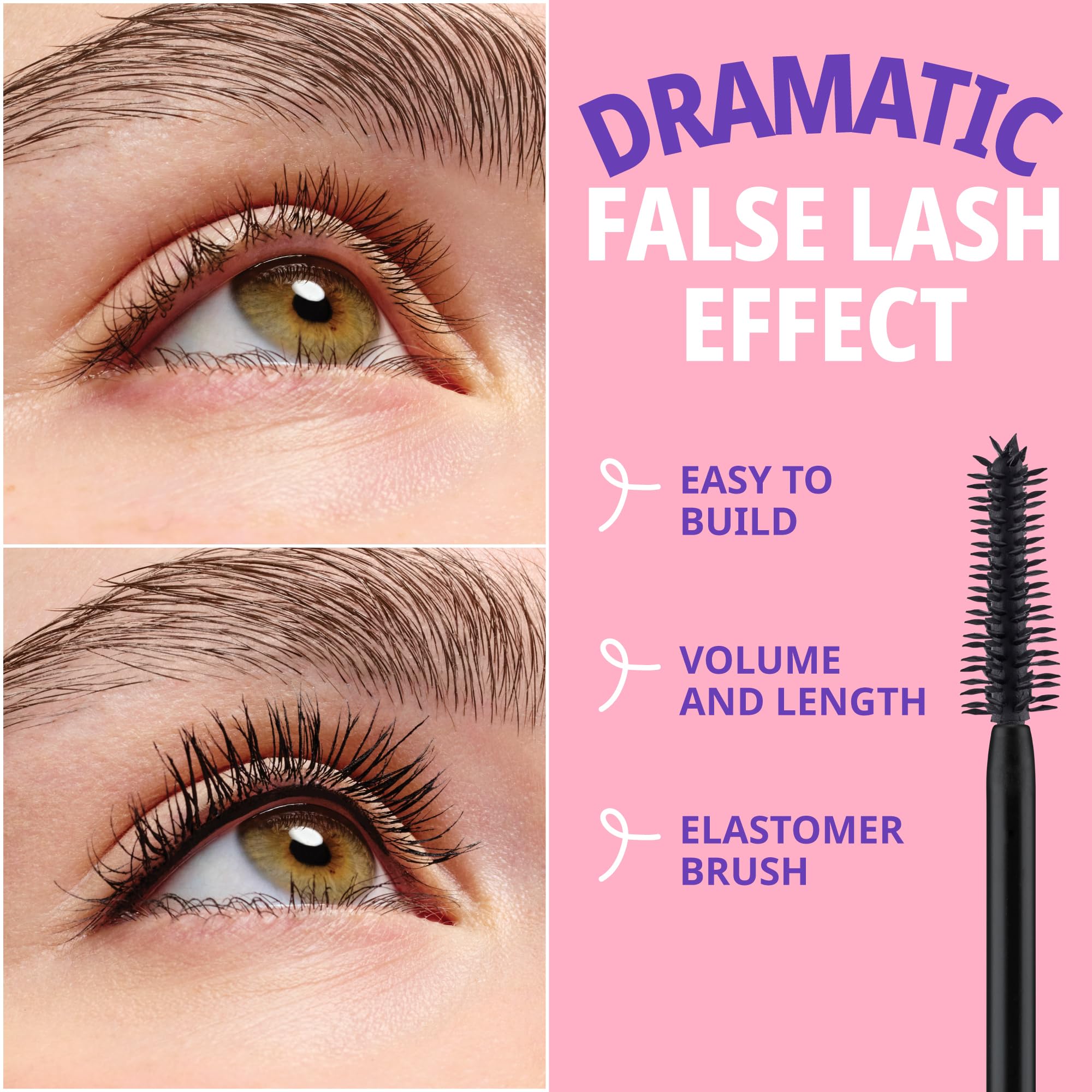 Dramatic volume and length from essence Call Me Queen Mascara