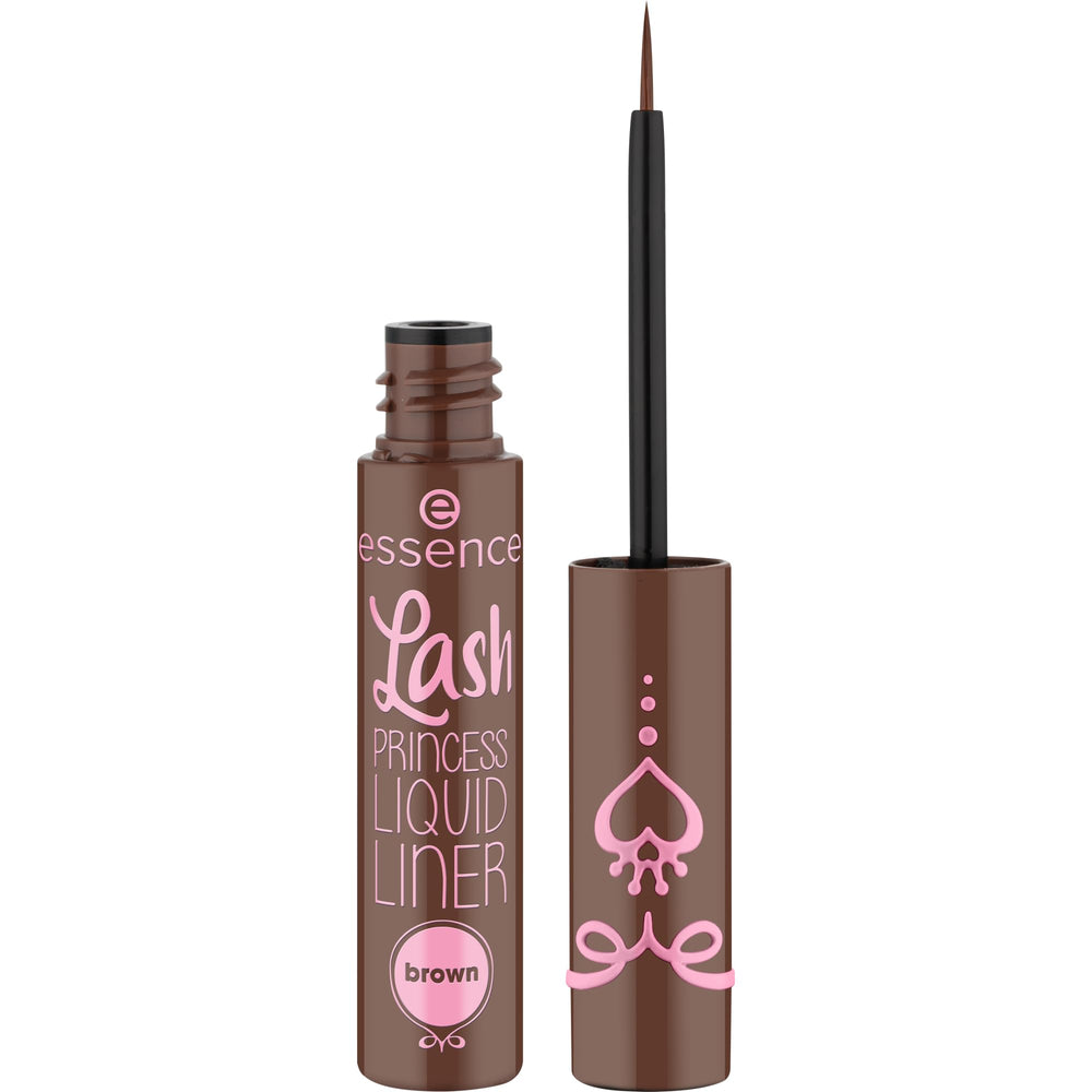 essence Lash Princess Liner Brown close-up applicator for precise, smooth lines.