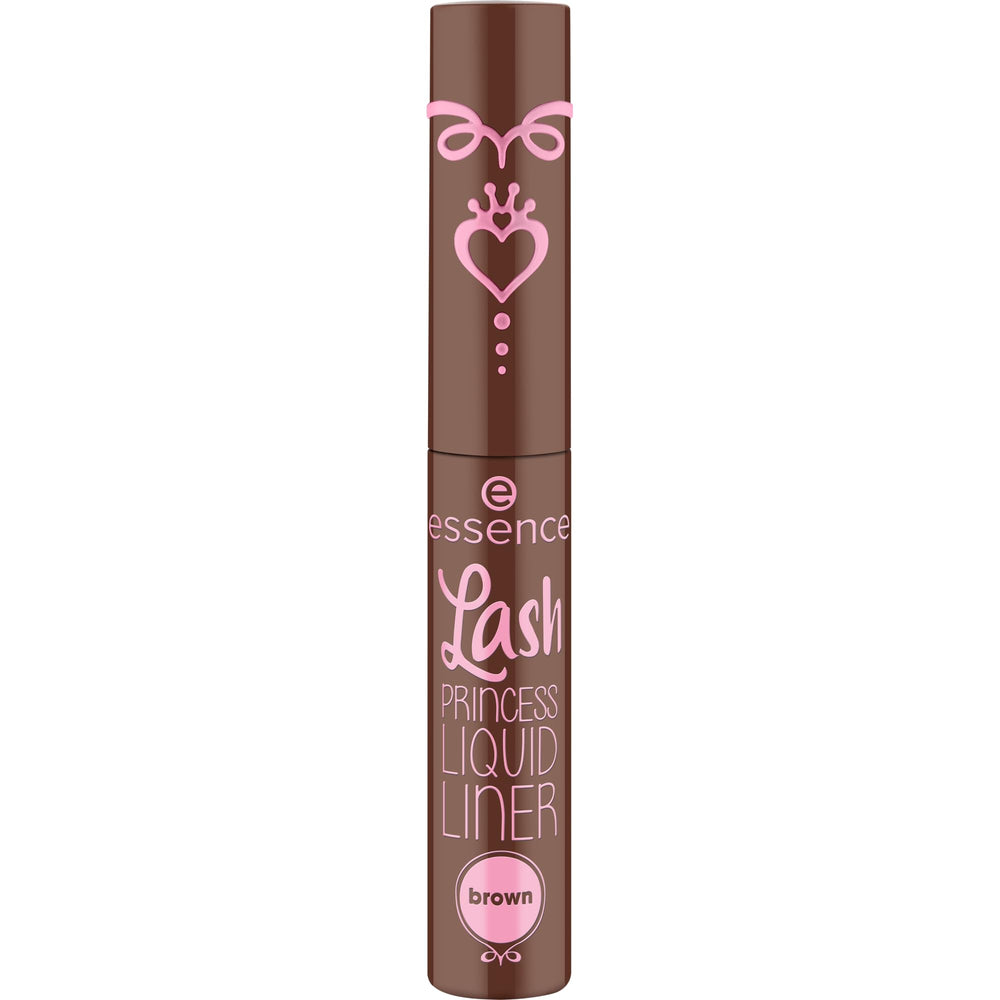essence Lash Princess Liner Brown ultra-fine brush enables fine line control.