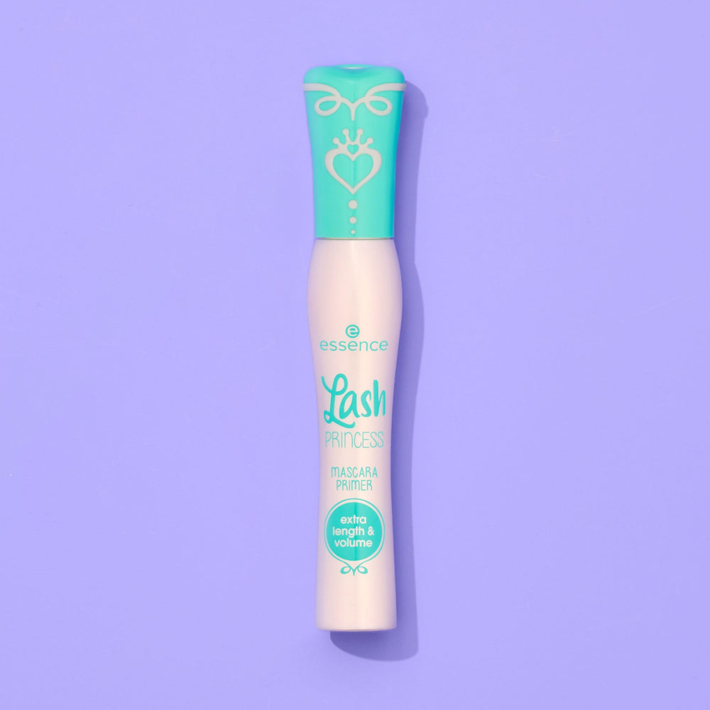 essence lash princess primer finished look with mascara