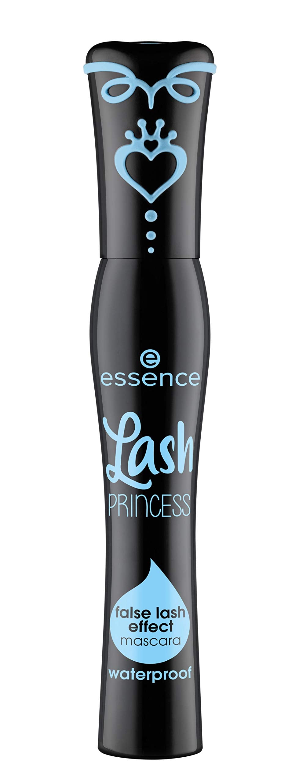 essence Lash Princess Waterproof Mascara conic brush delivers defined, voluminous lashes.