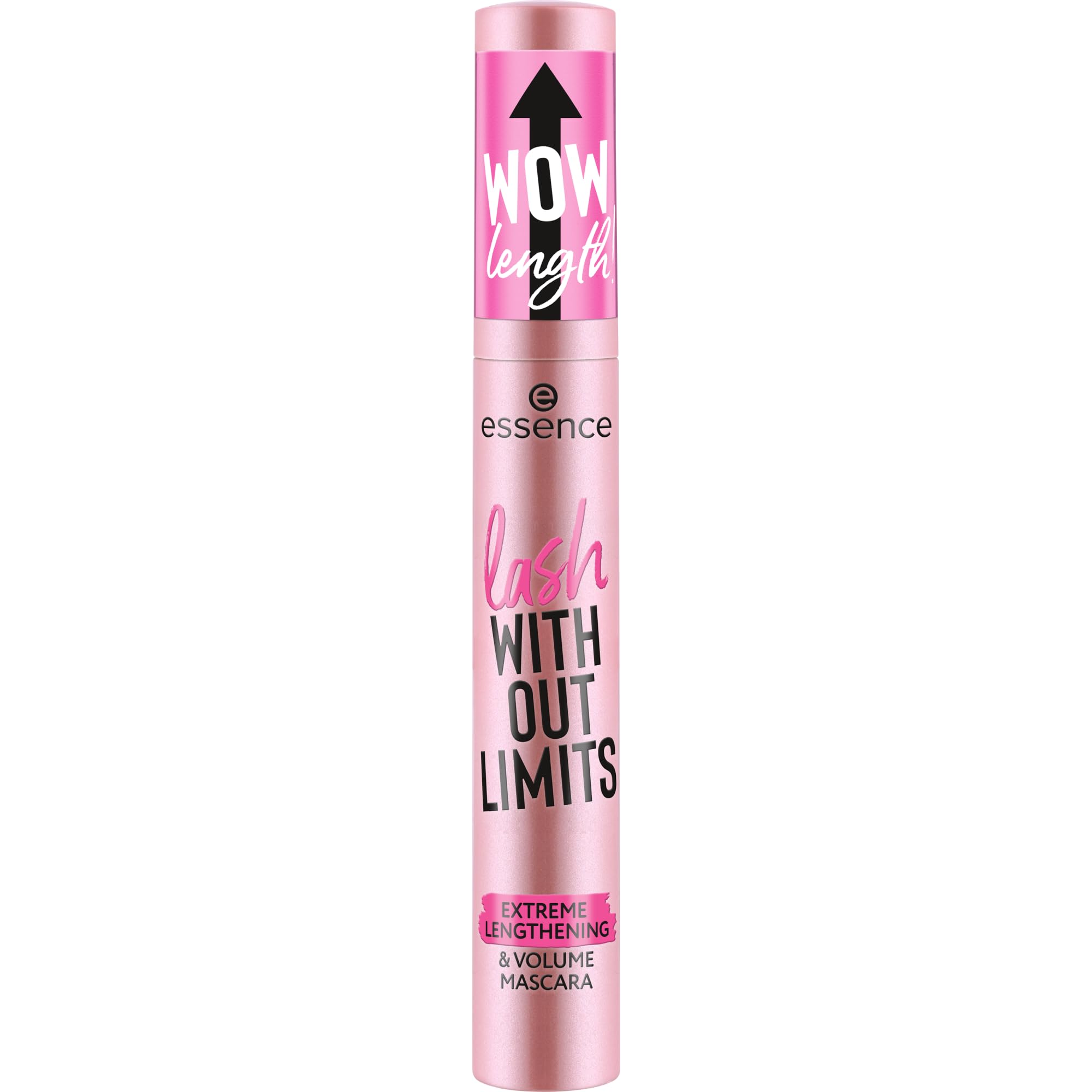 essence Lash Without Limits 01 Extra Black swatch showing dramatic length