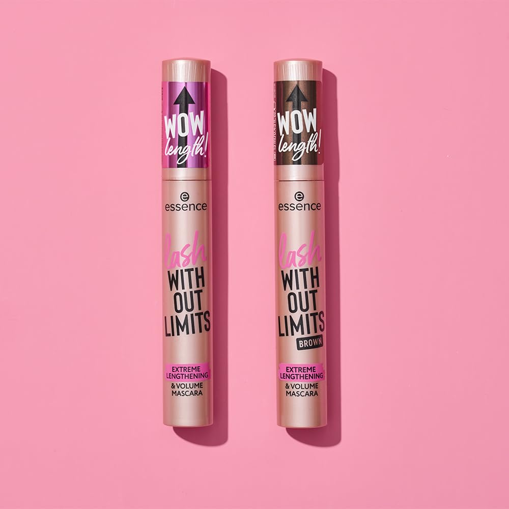 Essence Lash Without Limits made in Italy badge underscores craftsmanship.