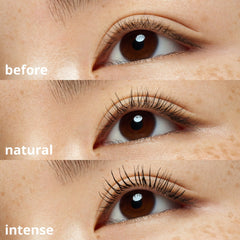essence Lash Without Limits tubing black delivers smudge-proof, flake-free definition