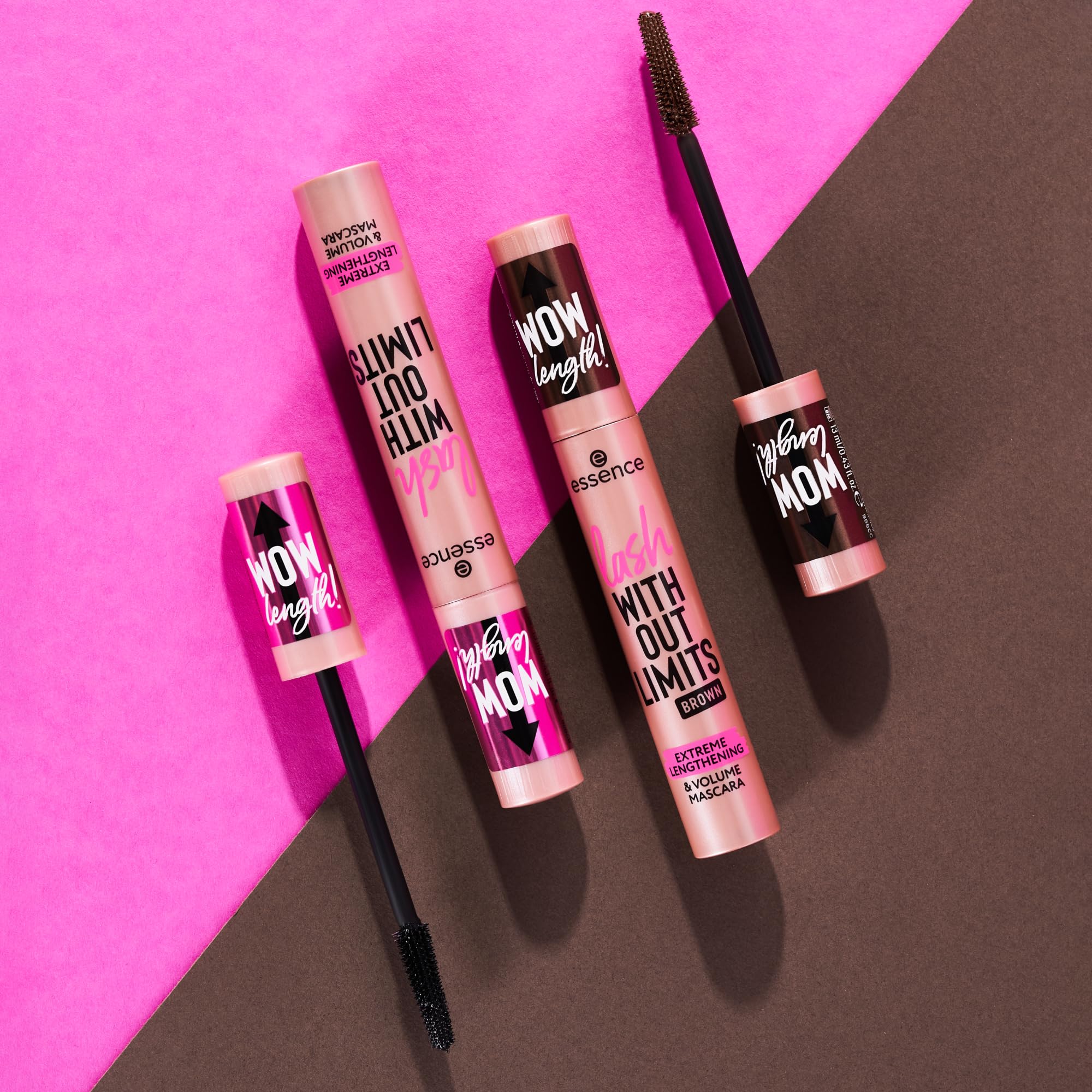 Essence Lash Without Limits vegan cruelty-free label emphasizes clean beauty.