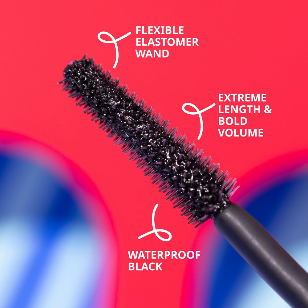 essence Lash Without Limits waterproof mascara stays put in rain or sweat