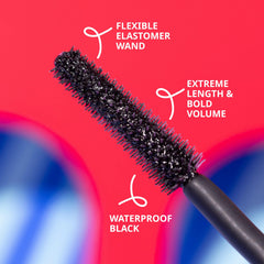 essence Lash Without Limits waterproof mascara stays put in rain or sweat