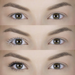 White-base bottle of essence Volume Booster Lash Primer reflects Italian craftsmanship.