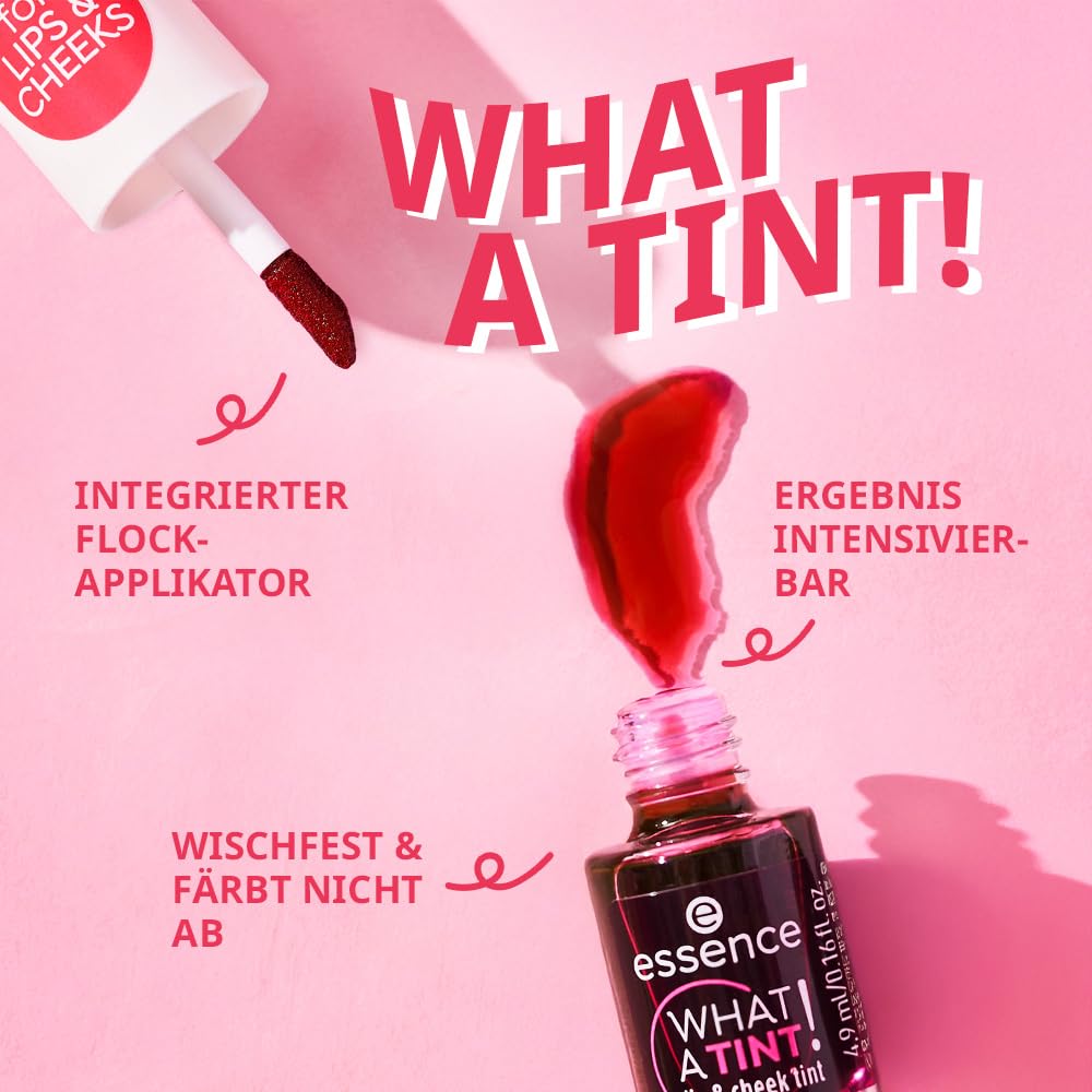 essence What a Tint non-sticky texture feels light on skin