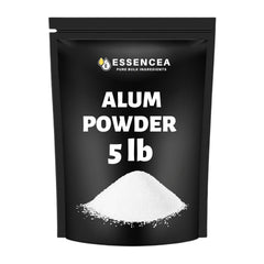 Essencea Alum Powder 5lb bulk pack for multiple DIY projects and bulk use.