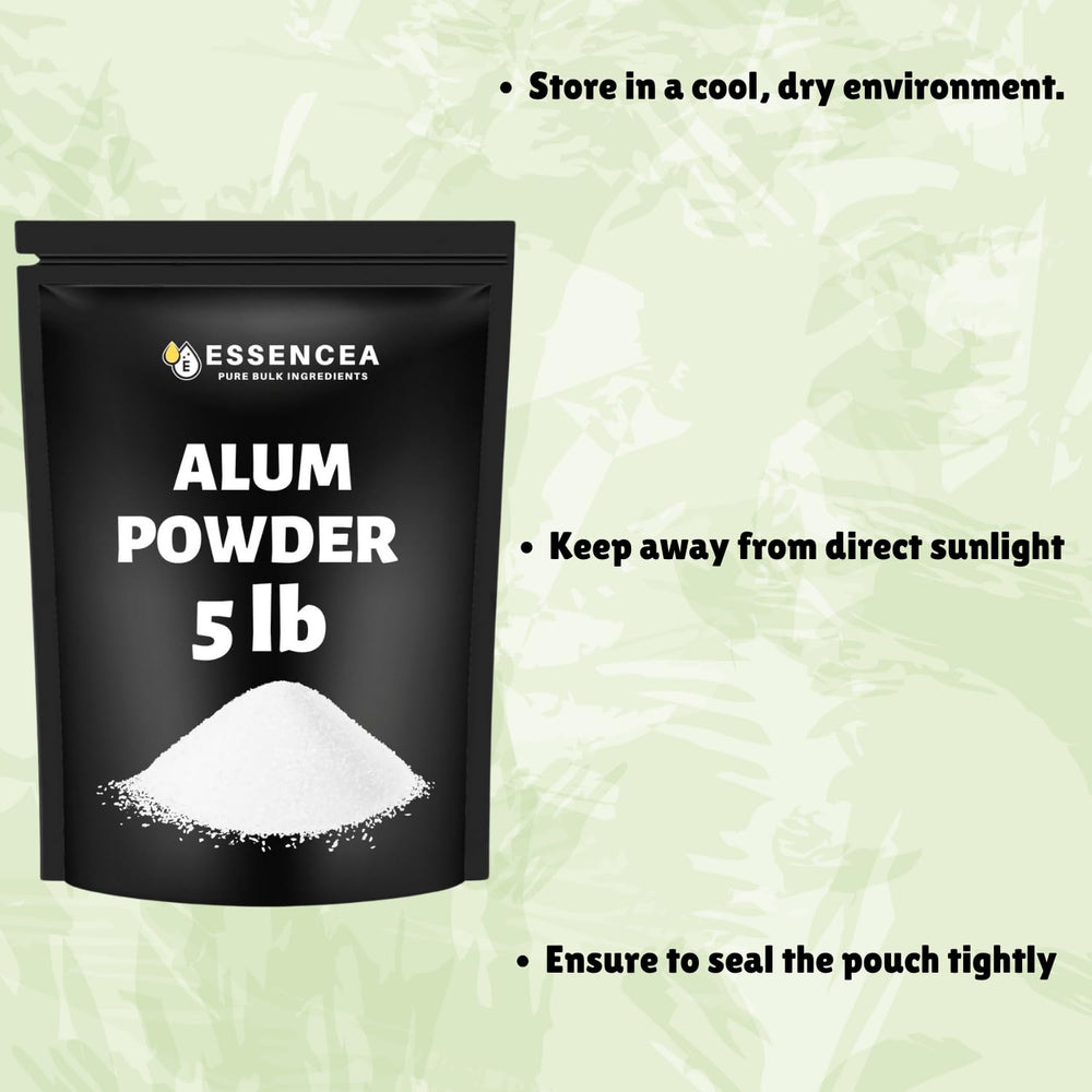 Essencea alum powder for fabric dyeing and craft color setting.
