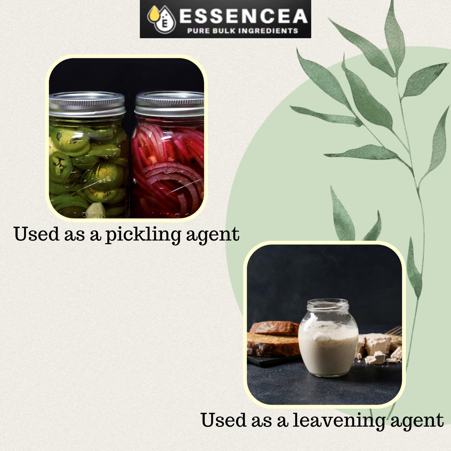 Essencea alum powder for water clarification and traditional cleaning tasks.