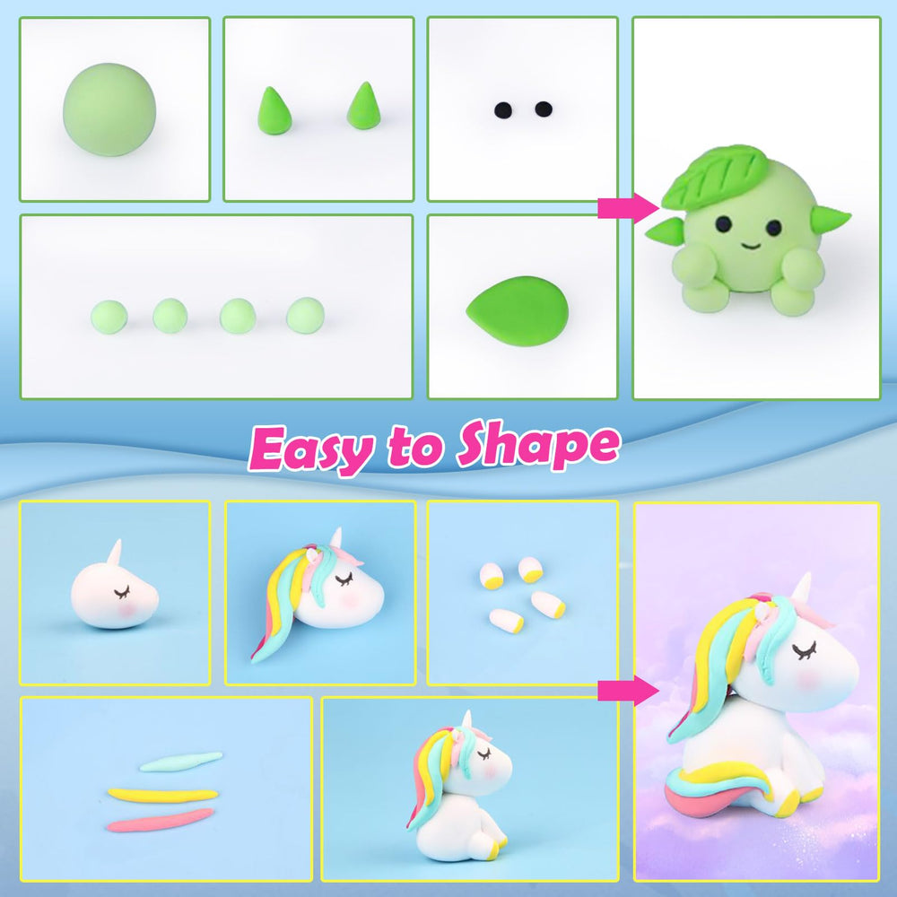ESSENSON no-bake clay dries in 24 hours for quick projects