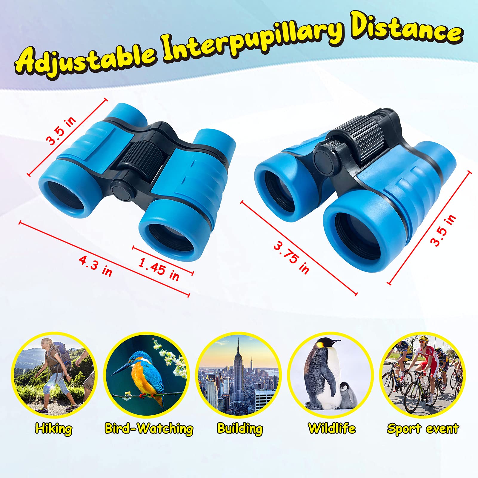 Essenson binoculars neck strap prevents loss during exploration.