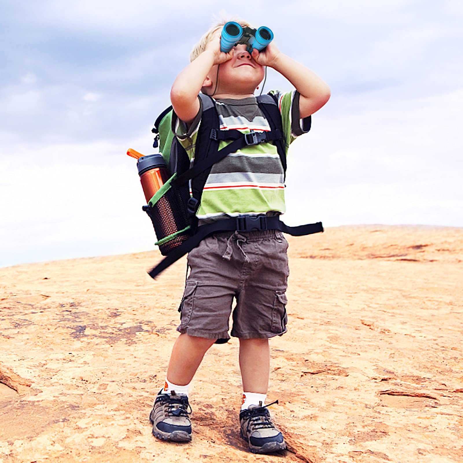 Essenson binoculars outdoor toy sparks curiosity during backyard and park explorations.